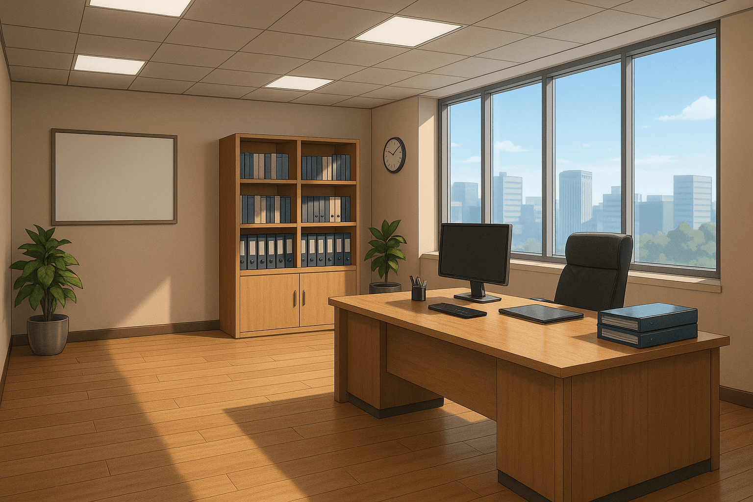 After Hours at the Office